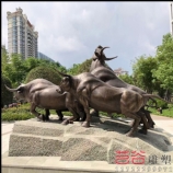 三牛精神銅牛
